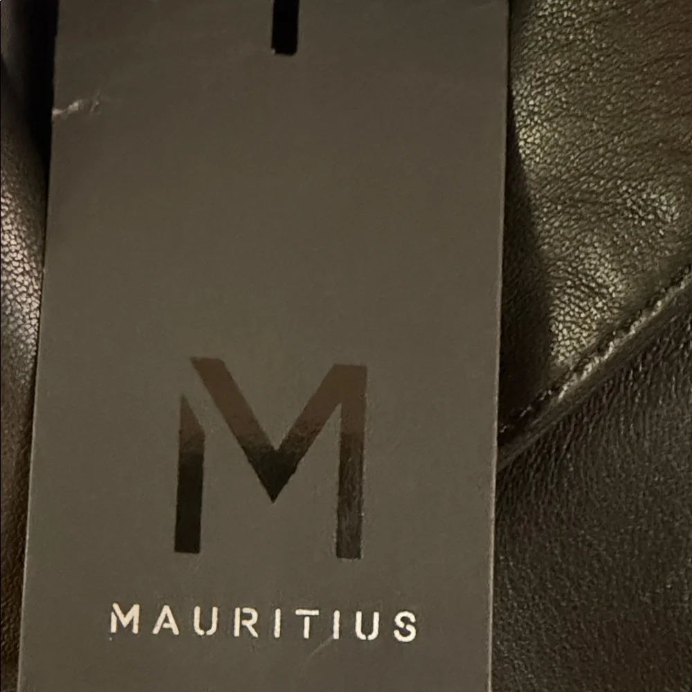 Mauritius Classic Black Leather Single-Button Women's Jacket - Picture 7 of 7